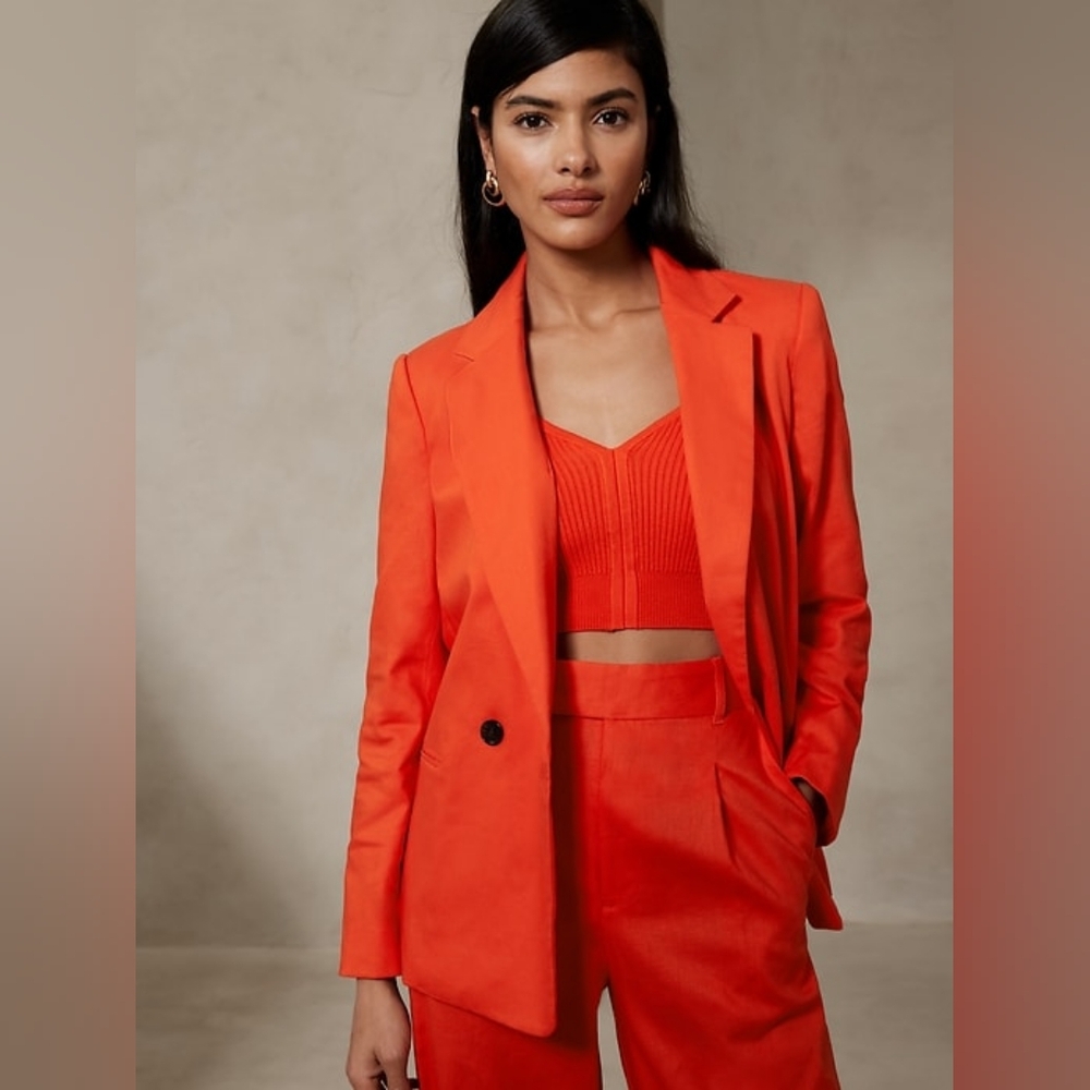 Banana Republic Women's Orange Blazer